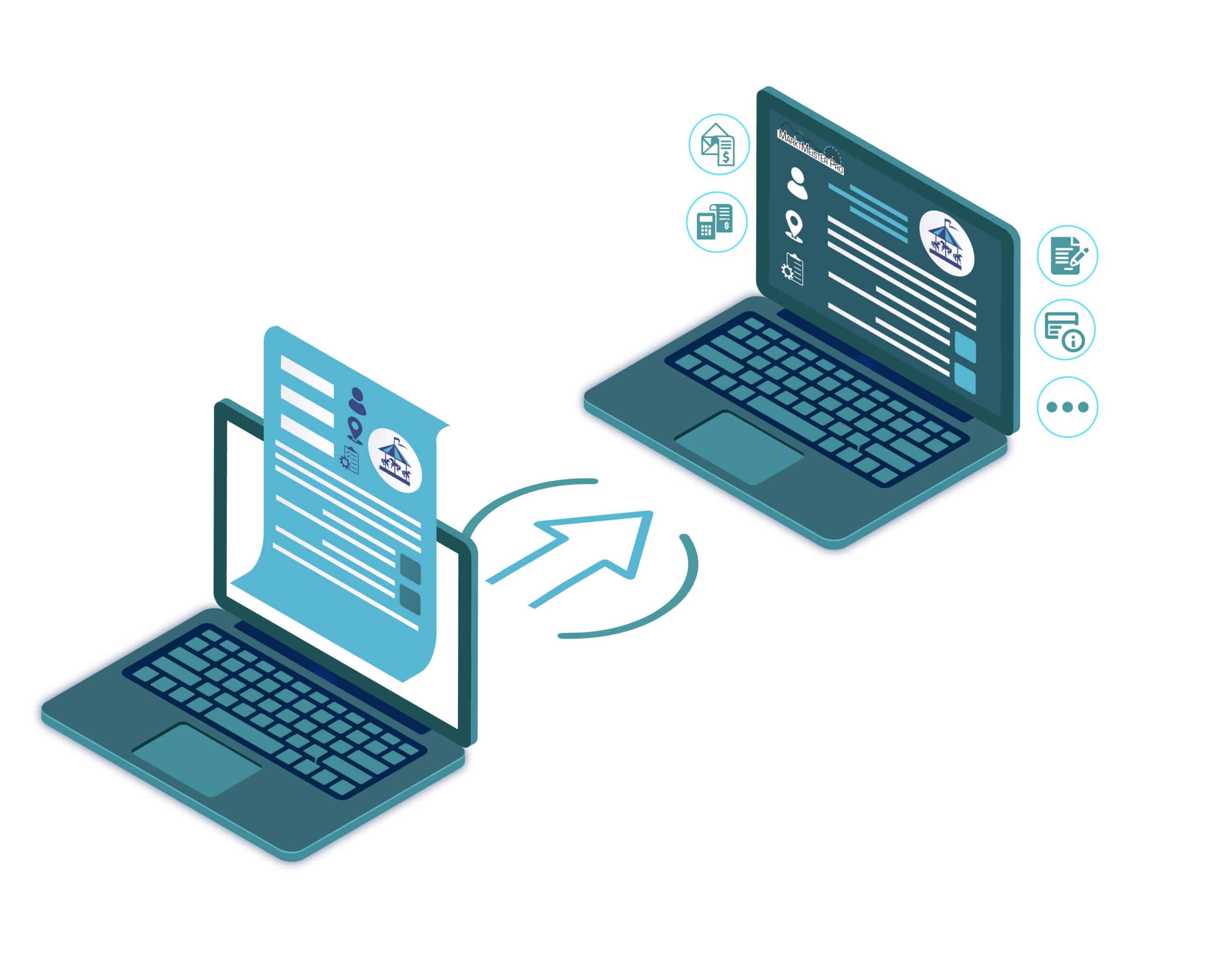 Digitale Bewerbung Schnittstelle